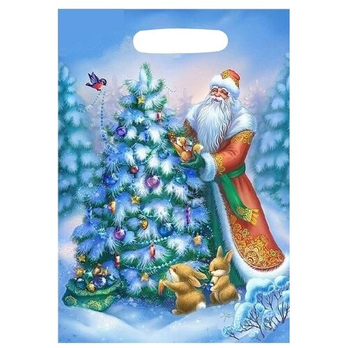 Пакет с вырубной ручкой, 30х40 см 35 мкм 