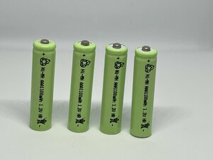Фото Батарейки Аккумуляторные NI-MH , AAA, 1100mAh , 1.2 V - 4 шт в упаковке, мизинчиковые.