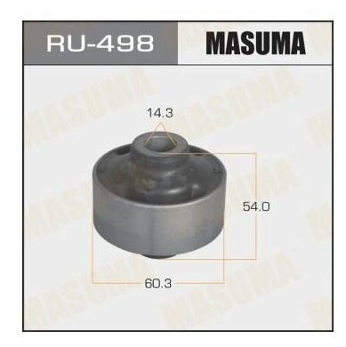 Ru-498_сайлентблок Рычага Переднего Задний! Mitsubishi Outlander 2.0/2.4 05> Masuma арт. RU498