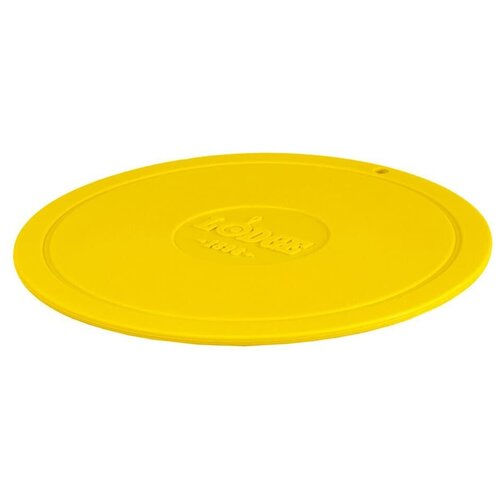 фото Подставка под горячее силиконовая 18,2 см диаметр 18,2 см, цвет желтый, lodge, as7dt22