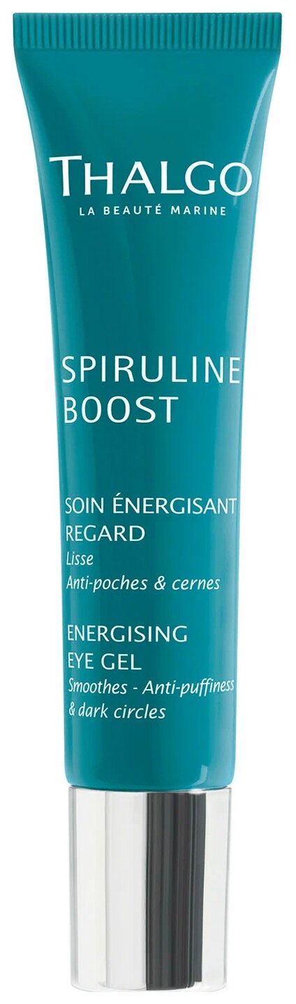 Thalgo энергизирующий гель для кожи вокруг глаз Energising Eye Skincare Spiruline boost, 15 мл, 15 г