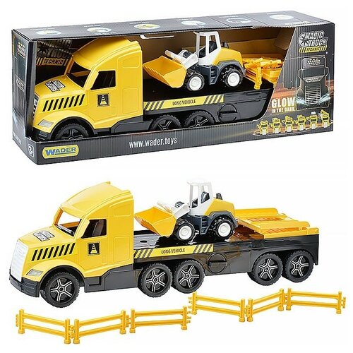 Бульдозер Magic Truck Technic машины terides набор грузовик и бульдозер с ковшом