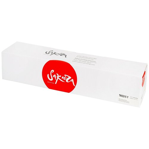 Картридж TK5215Y (1T02R6ANL0) для Kyocera, лазерный, желтый, 20000 страниц, Sakura картридж kyocera тонер картридж tk 8735k 40 000 стр yellow для taskalfa 7052ci7353ci8052ci8353ci