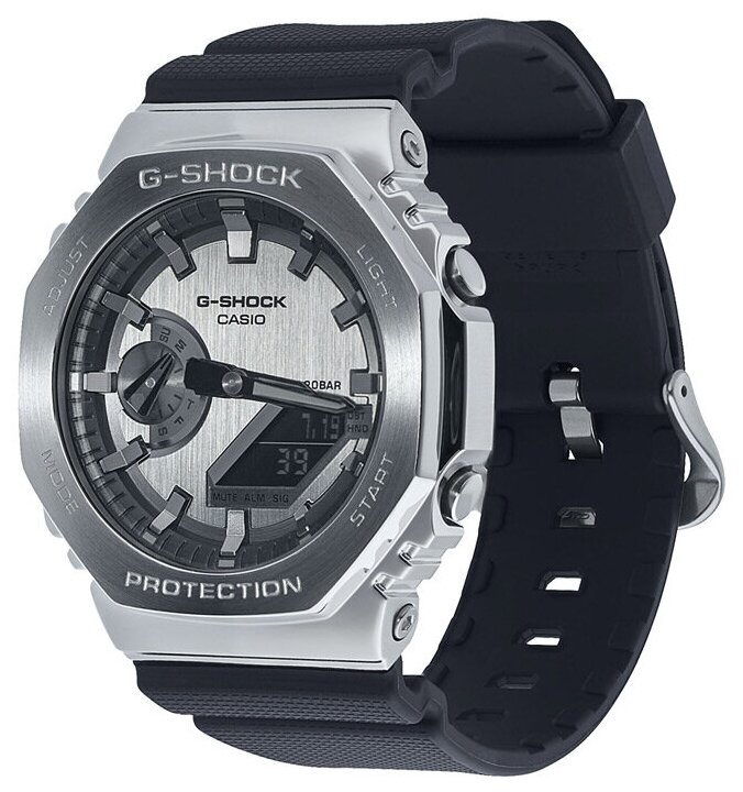 Наручные часы CASIO G-Shock, серебряный — фото 1