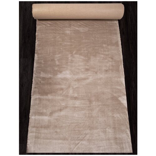 Ковер D8019 - Дорожка Бежевый, Однотонный, Ковер на пол, в гостиную, спальню, в ассортименте, Турция, Бельгия, Турция (100 см. на 2500 см.)