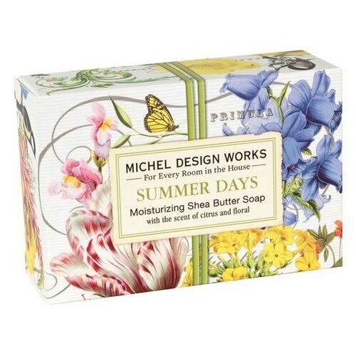 Michel Design Works Summer Days Boxed Single Soap michel design works summer days soy wax candle