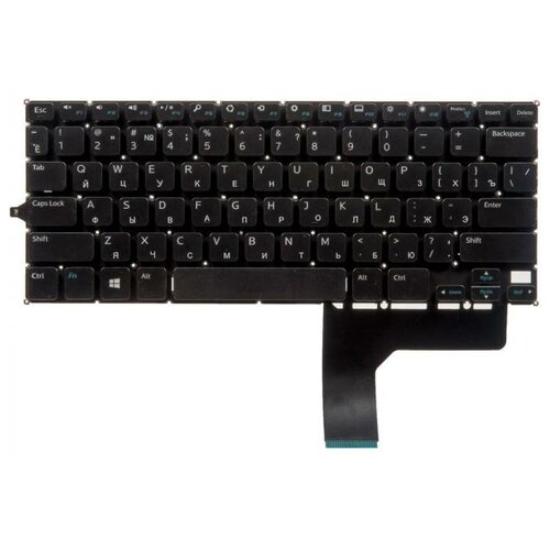 Клавиатура для ноутбука Dell Inspiron 11 3147 3148 3152 3157 P20T Чёрная без рамки гор Enter 160000₽