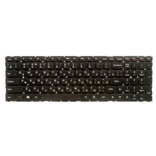 Клавиатура для ноутбука Lenovo Yoga 500-15 500-15IBD 500-15ISK Flex 3 1570 1580 черная 1083₽
