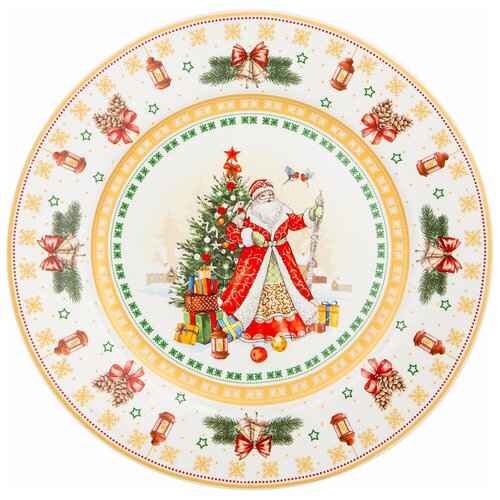 фото Тарелка закусочная lefard с новым годом! елка 21 см lefard (85-1632)