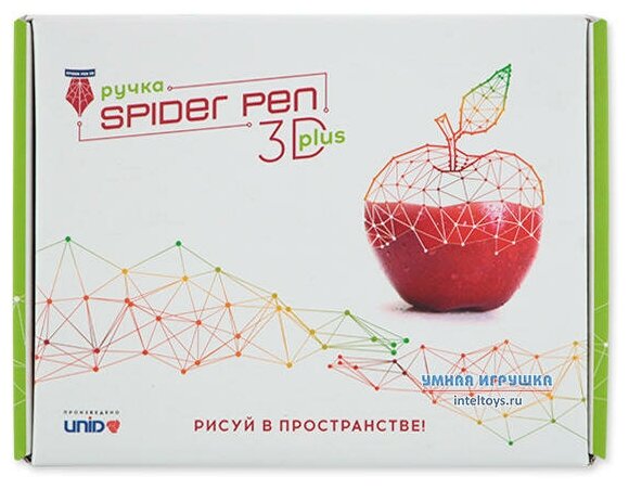 Розовая 3D-ручка Spider Pen Plus (Спайдер Пен)
