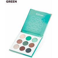 INGLOT / Палетка теней для век Palette eyeshadow nine green