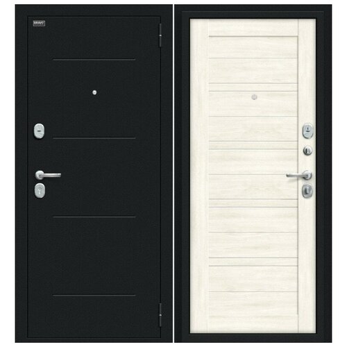 Сити Kale Букле черное Nordic Oak дверь, дверь входная Браво аура kale шагрень белая off white входная дверь браво