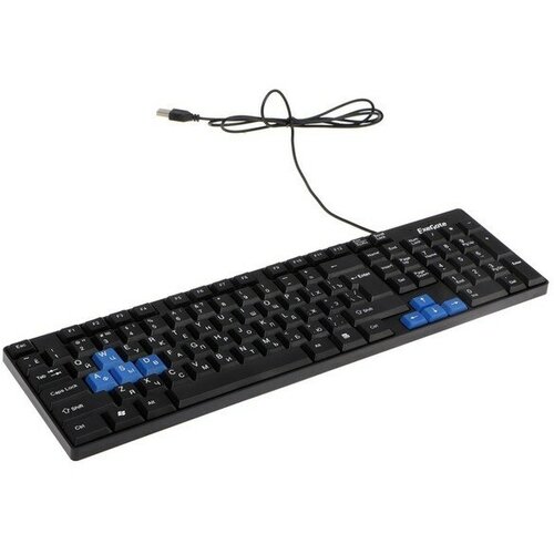 Клавиатура EхeGate Professional LY-402N проводная мембранная 102 клавиши USB чёрная 76900₽