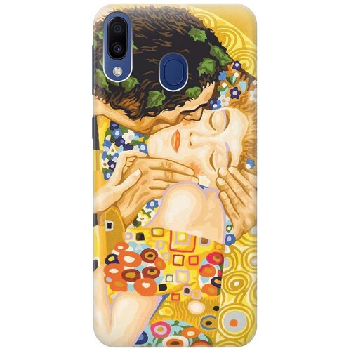 фото Gosso ультратонкий силиконовый чехол-накладка для samsung galaxy m20 с принтом "поцелуй"