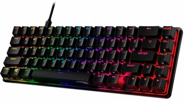 Игровая клавиатура HyperX Alloy Origins 65 (свитчи Aqua, Английская раскладка)