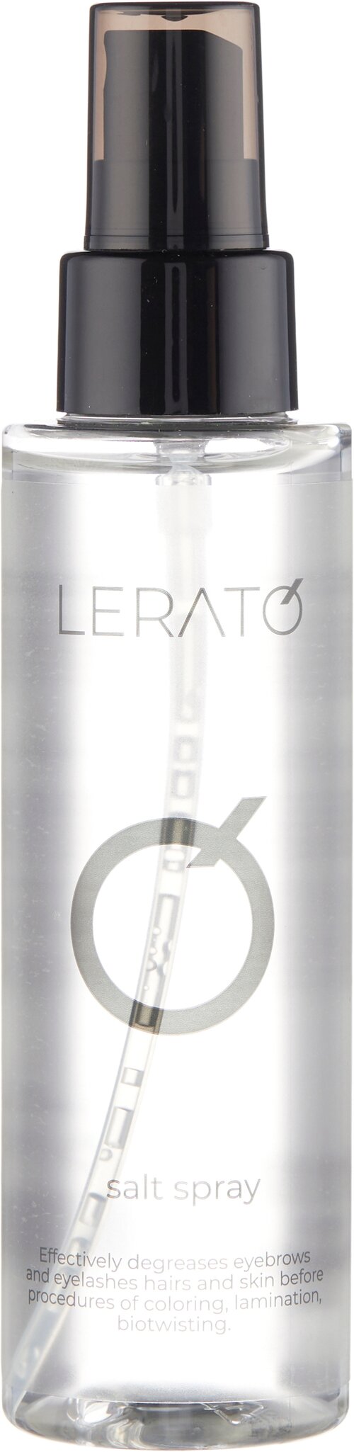 Солевой раствор для обезжиривания бровей и ресниц Lerato Cosmetic Salt Spray, 120 мл