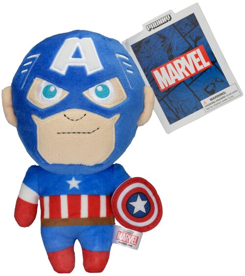 Мягкая игрушка Marvel Phunnys. Captain America (20 см)