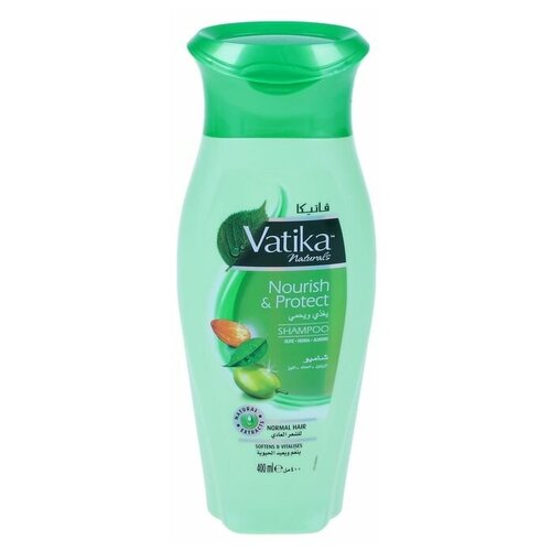 Купить Шампунь для волос Dabur VATIKA Naturals Nourish & Protect питание и защита, 400 мл
