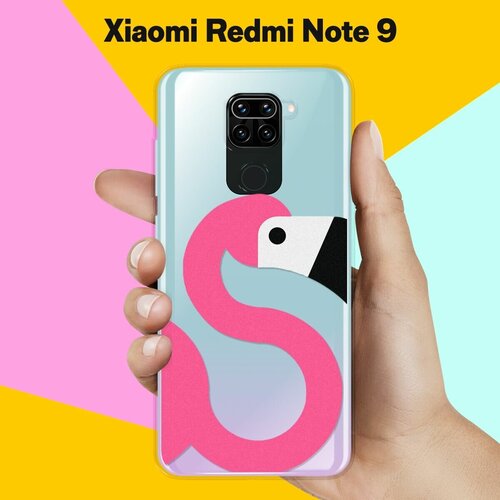 Силиконовый чехол Фламинго на Xiaomi Redmi Note 9 силиконовый чехол фламинго на xiaomi redmi note 7 pro