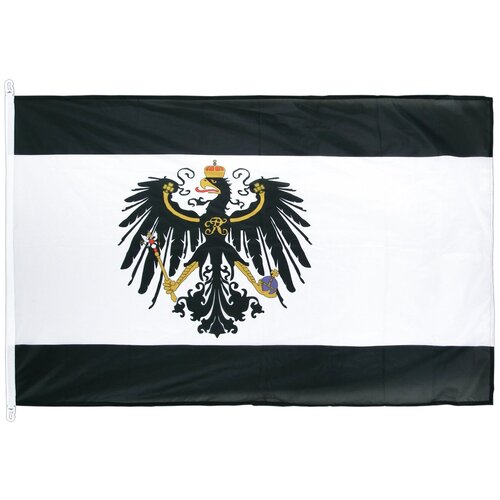 Флаг Пруссии с карабинами 90х135 см