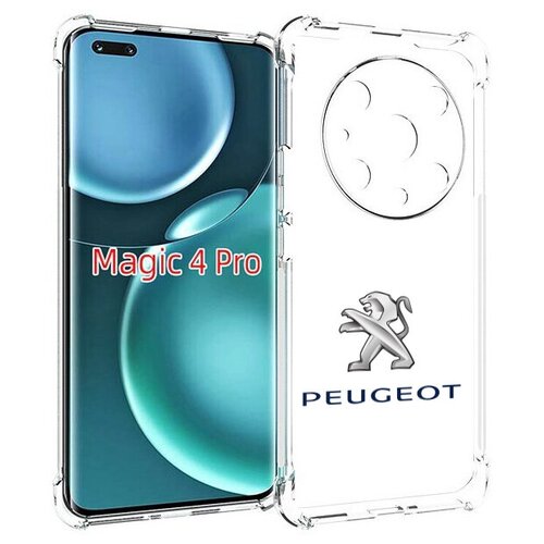 Чехол MyPads peugeot-пежо-3 мужской для Honor Magic4 Pro / Magic4 Ultimate задняя-панель-накладка-бампер