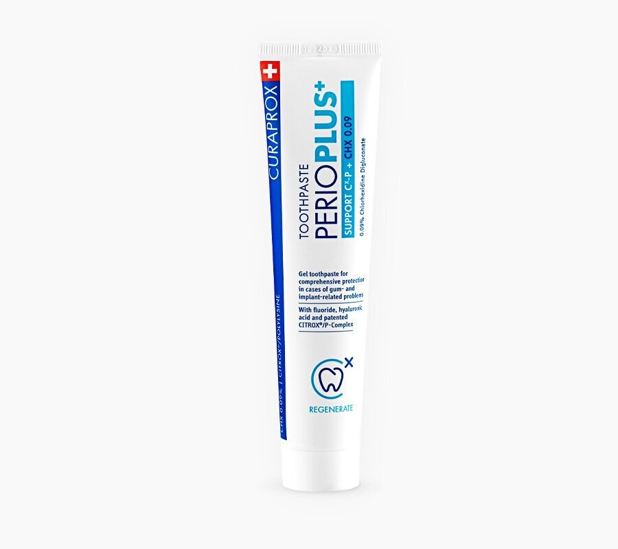Зубная паста Curaprox Perio Plus Support CHX 0,09%, 75 мл, 75 г