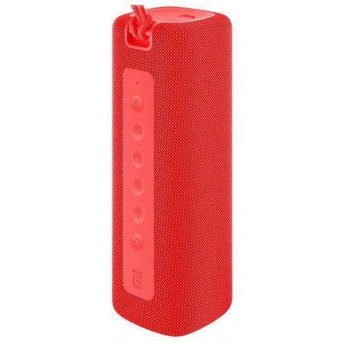 Колонка портативная Xiaomi Mi Portable Bluetooth Speaker 16W, Red колонка портативная xiaomi portable bluetooth speaker 16w blue 1 шт