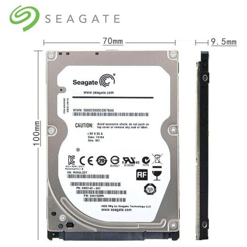 Жесткий диск HDD Seagate 500Gb 25 160000₽