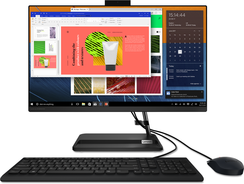 23.8" Моноблок Lenovo IdeaCentre AIO 3 24ITL6 F0G001BJRU, 1920x1080, Intel Core i3-1115G4 3 ГГц, RAM 8 ГБ, SSD 256 ГБ, Intel UHD Graphics, DOS, черный - фотография № 6