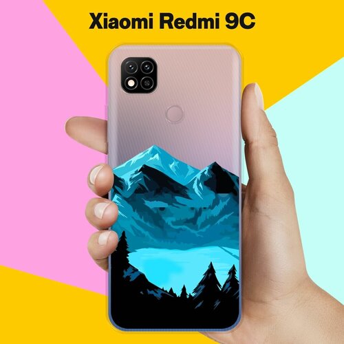 силиконовый чехол горы и озеро на honor 9c Силиконовый чехол Горы и озеро на Xiaomi Redmi 9C