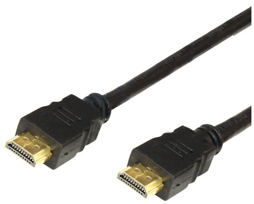 Кабель HDMI - HDMI GOLD ver.1.4 1.5м (Черный)-10 штук