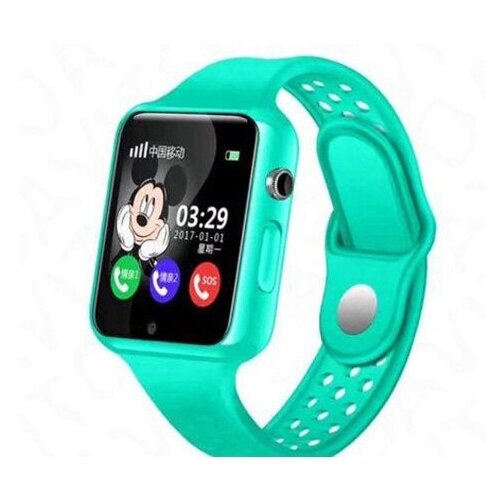 Детские часы с GPS Smart Baby Watch G98 Бирюзовые