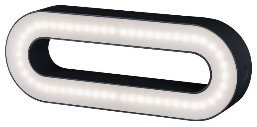 Светильник уличный настольный Paulmann Movel L350мм H55мм 3.5Вт 310Лм 3000К LED IP44 Антрацитовый Пластик USB 94207