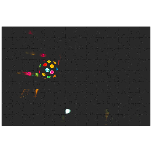 фото Магнитный пазл 27x18см."диско шар, огни, танцы" на холодильник lotsprints