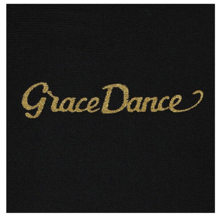 Лосины для гимнастики и танцев Grace Dance, р. 40, цвет чёрный