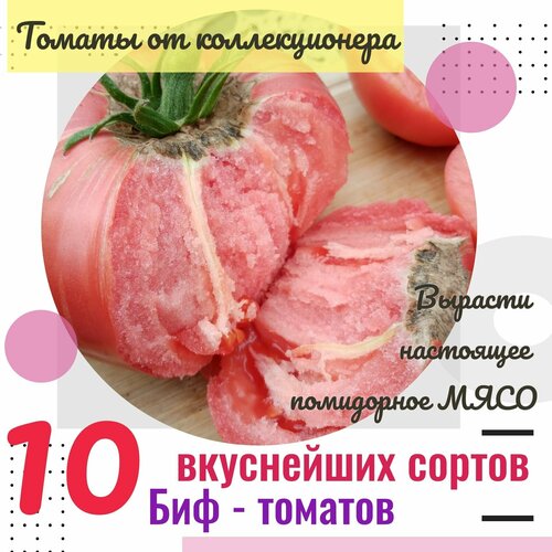 Семена томатов, 10 биф-сортов, томаты от коллекционера