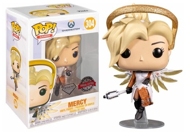 Фигурка Funko POP! Overwatch 30th: Mercy 52849, 9.5 см — купить в ...