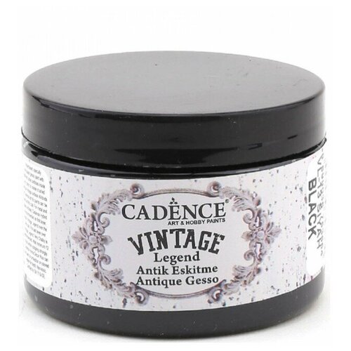 Античный грунт-краска Cadence Vıntage Legend. Black-13