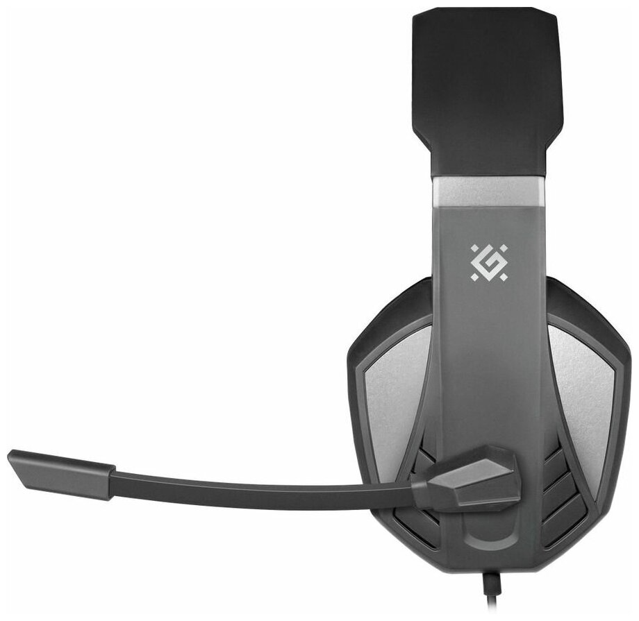 Игровые наушники с микрофоном Defender Zeyrox черныйсерый кабель 18 м