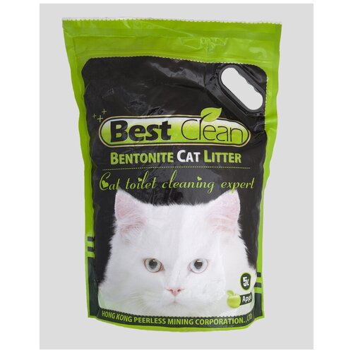 Best Clean Яблоко - наполнитель ароматиз.комк.(бентонит в шариках) 5л 1/4 (2 шт)