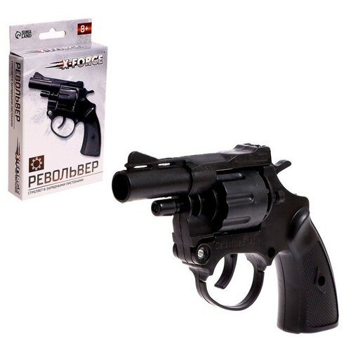игрушечный револьвер woow toys x force стреляет 8 ми зарядными пистонами zy1308935 Револьвер X-FORCE, стреляет 8-ми зарядными пистонами