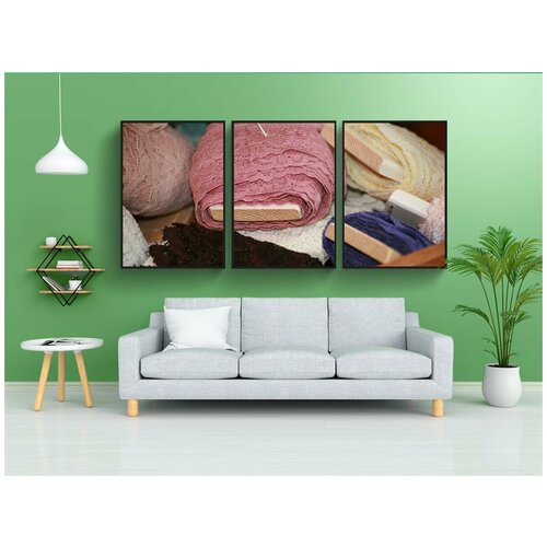 фото Набор модулных постеров для интерьера "кружево, подсказка, группа" 60x90 см. в тубусе, без рамки lotsprints