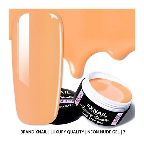 Xnail, Luxury Quality Neon Nude Gel 07, 15гр