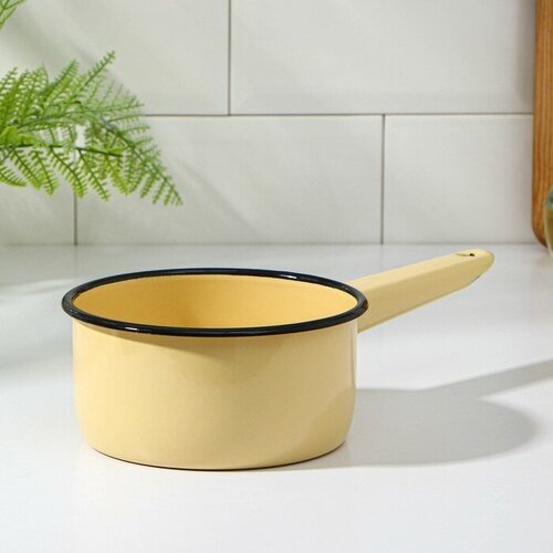 Ковш 1 л металлическая ручка индукция цвет микс 1007₽