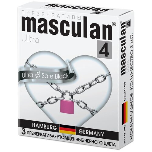 Презервативы masculan 4 Ultra Strong, 3 шт.