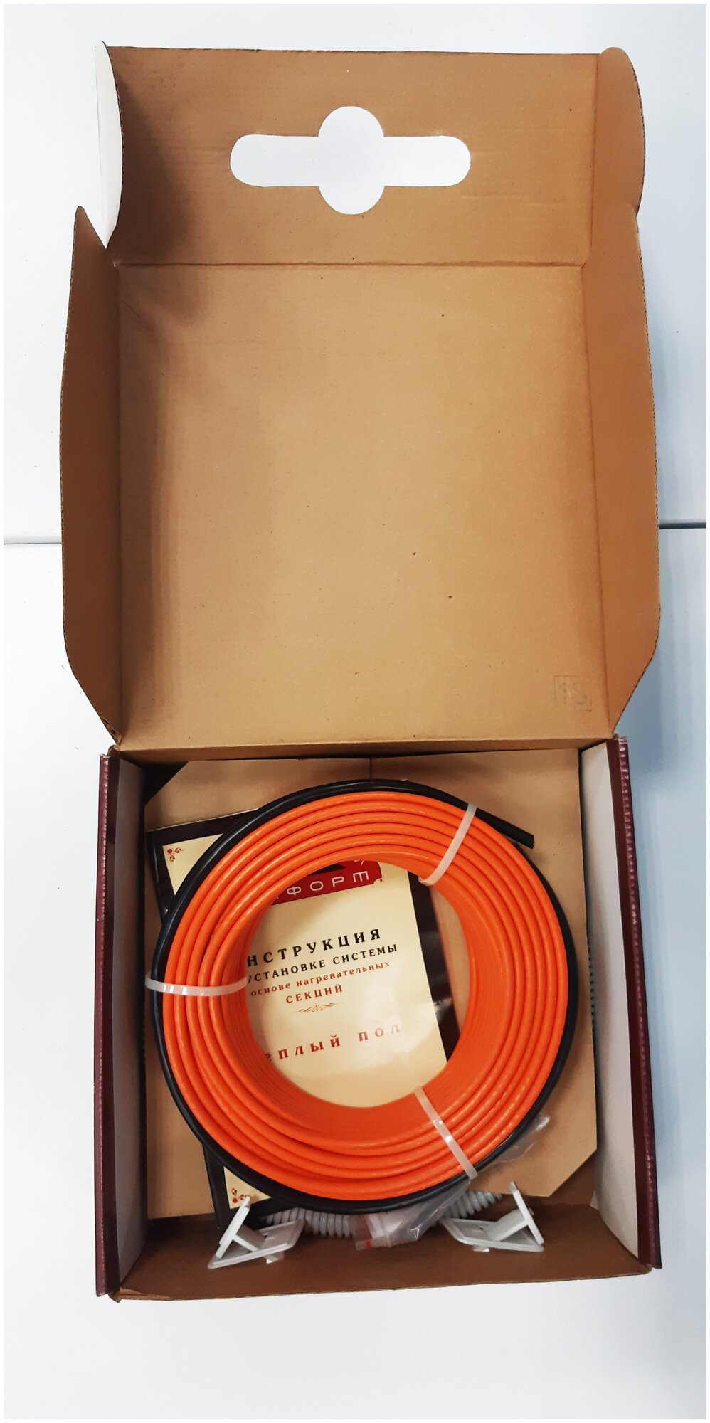 Теплый пол электрический, кабель нагревательный Национальный комфорт БНК-110 Вт - фотография № 3