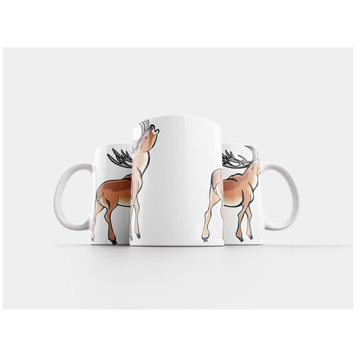 фото Кружка "сердитый, олень, дикий" 320 мл lotsprints