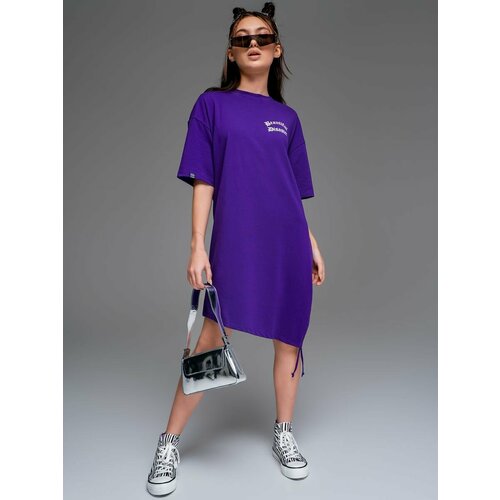 Платье Nota Bene, размер 128-134, фиолетовый пижама nota bene размер 128 фиолетовый