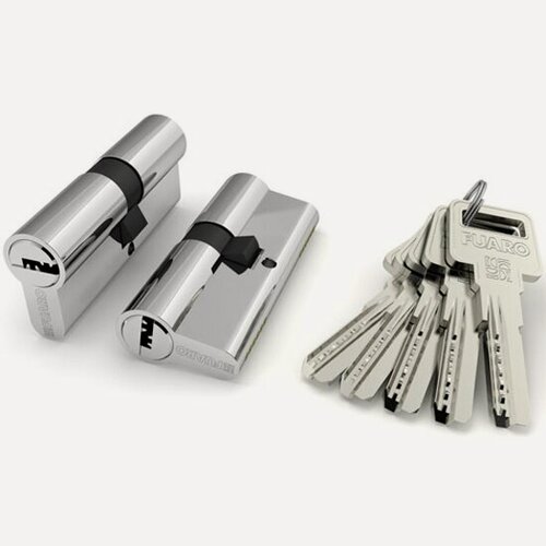 Изображение товара Цилиндровый механизм Fuaro (R600) R6000 Key 60(25+10+25) CP хром 5Key