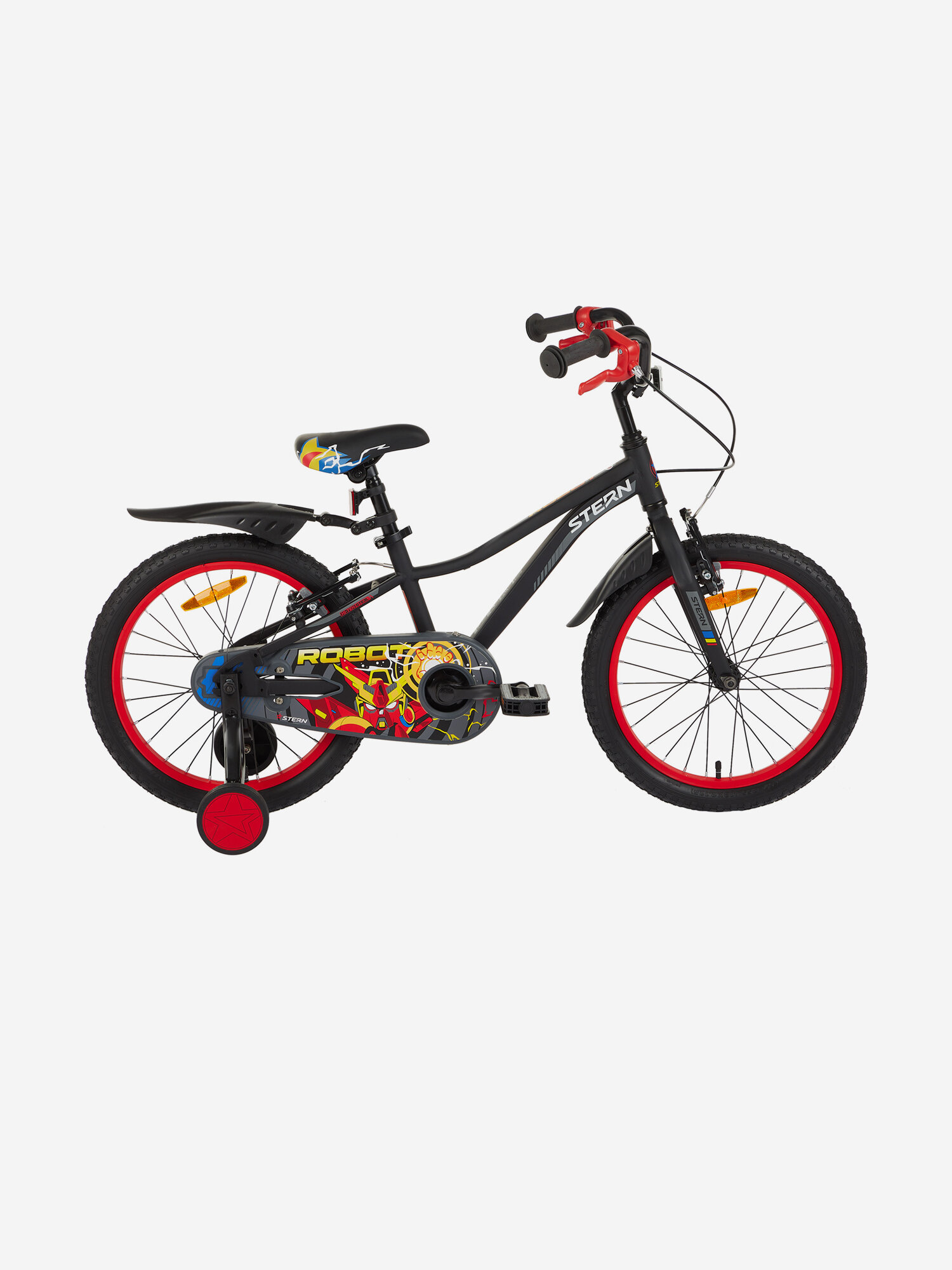 фото Велосипед для мальчиков Stern Robot 18" 2024 Черный; RUS: Б/р, Ориг: one size